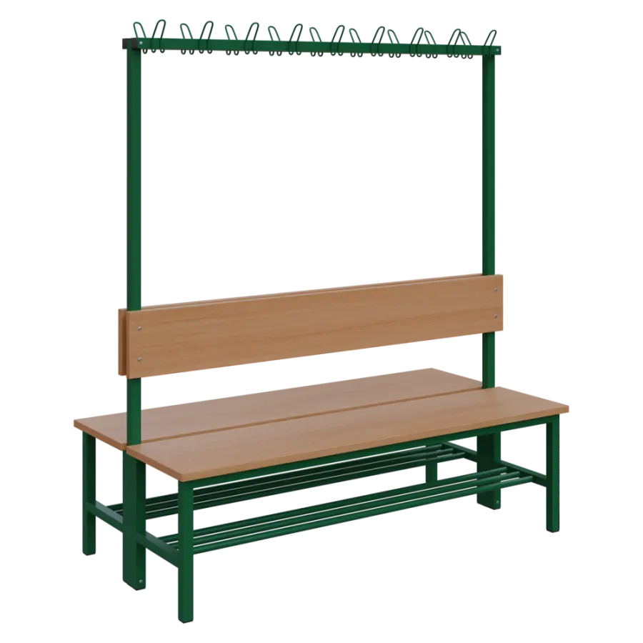 SVO - 160 stěna oboustranná věšáková RAL 6029 - zelená